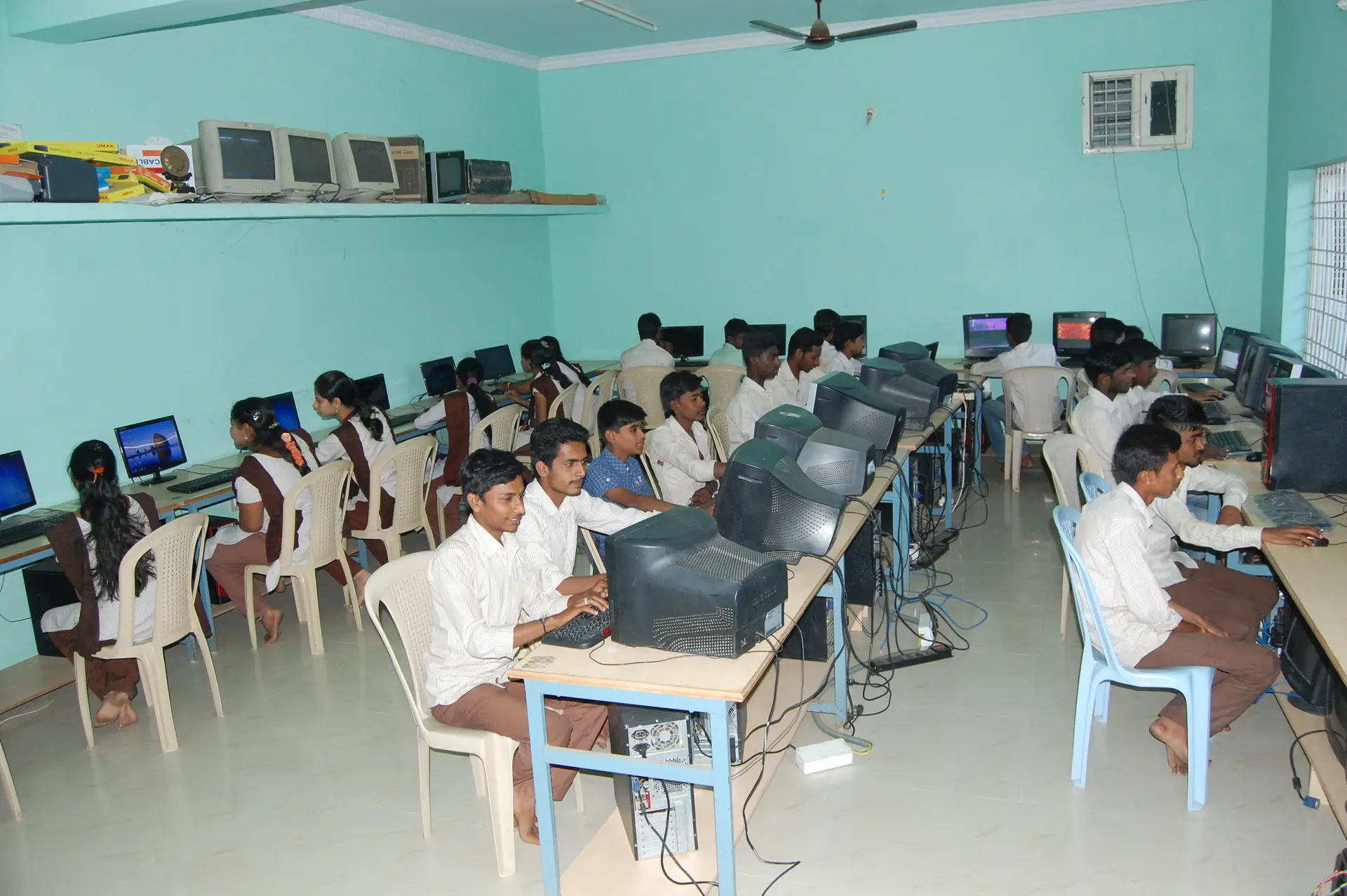 CVRM Degree College science laboratory