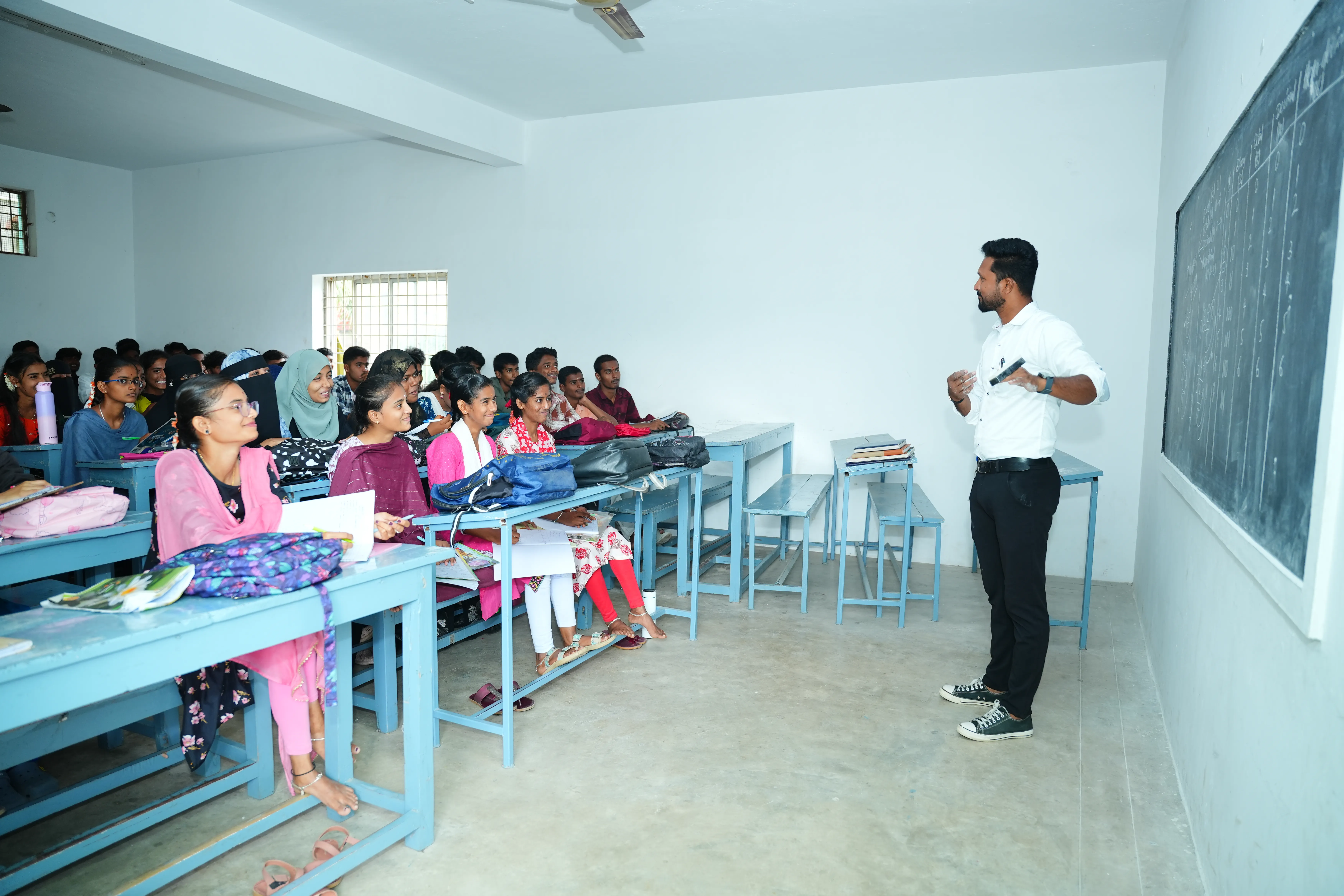 CVRM Degree College smart classrooms