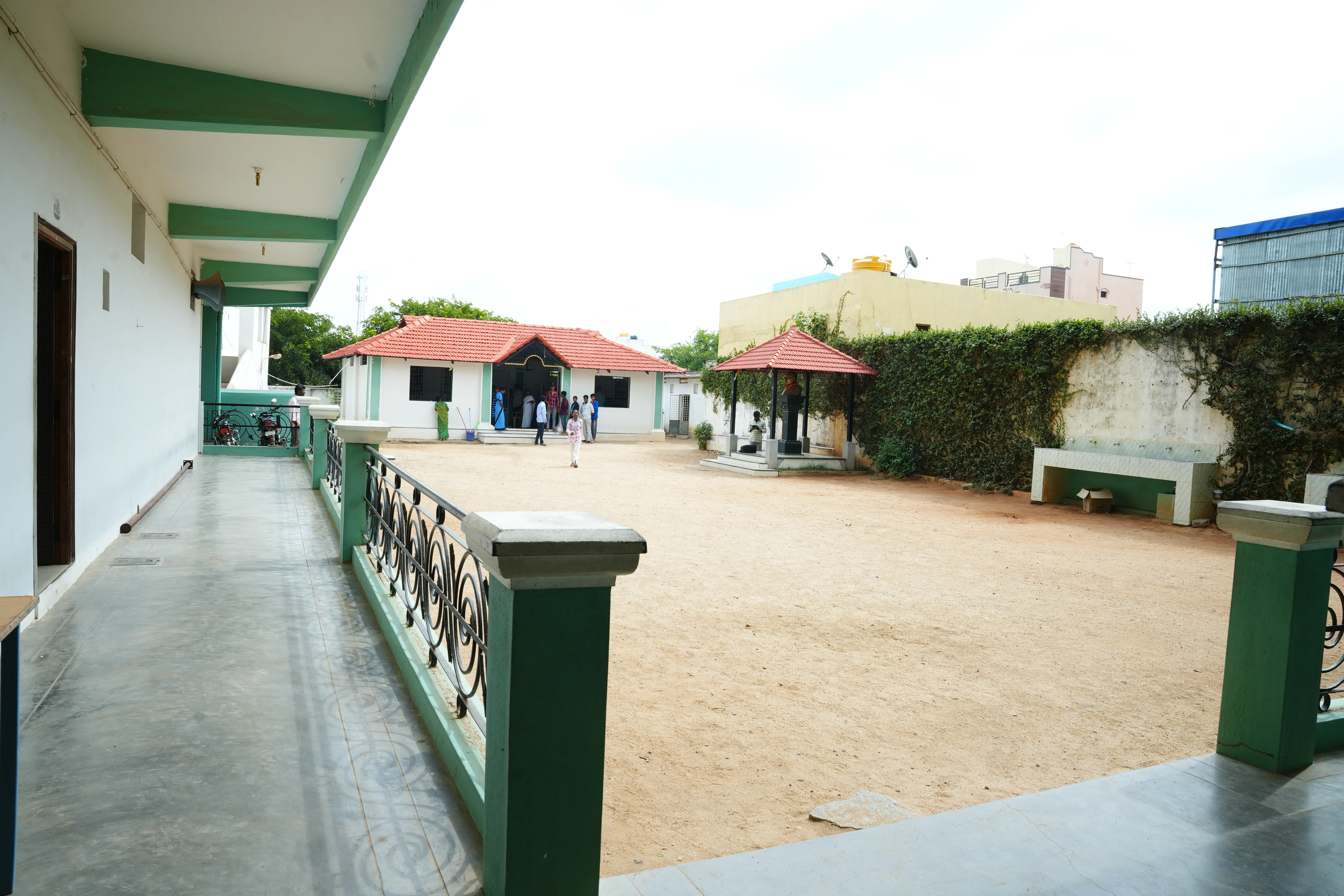CVRM Degree College Campus Sunset Building